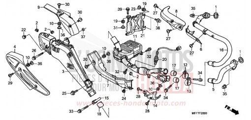 ABGAS-SCHALLDAEMPFER XL700VA8 de 2008