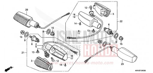 BLINKER XR125L3 de 2003