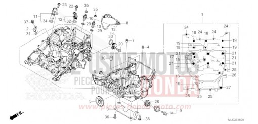 KURBELGEHAEUSE XL750P de 2024