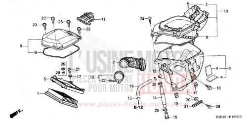 LUFTFILTER XR125L4 de 2004