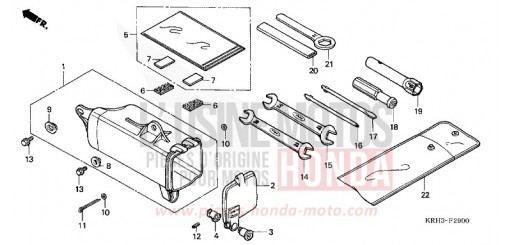WERKZEUGE XR125L6 de 2006
