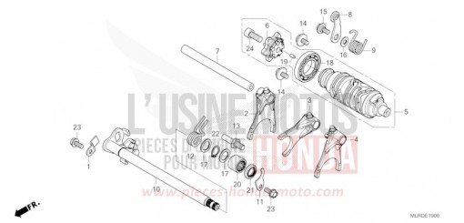 SCHALTTROMMEL CB500XACT de 2026