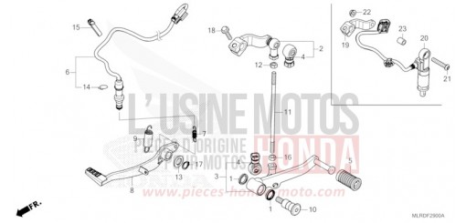 PEDAL CB500XACT de 2026