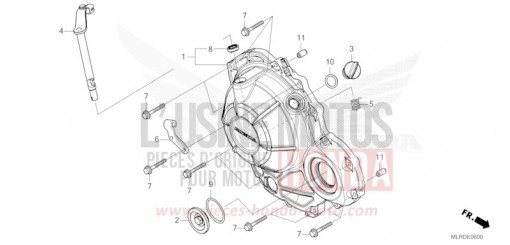 KURBELGEHAEUSEABDECKUNG CB500XAT de 2026