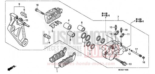 HINTERRAD-BREMSSATTEL ST13008 de 2008