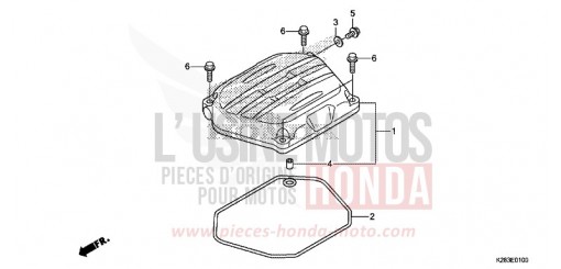 ZYLINDERKOPFDECKEL CRF125FK de 2019