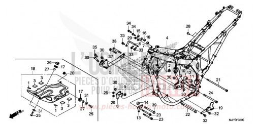 RAHMENKOERPER CRF1000AG de 2016