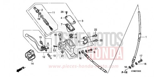 VORDERRADBREMSE CRF250RA de 2010