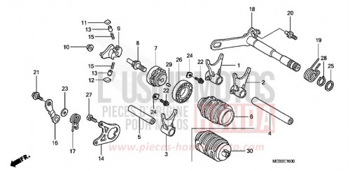 SCHALTWALZE CRF450R3 de 2003