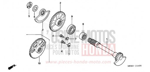AUSGLEICHER CRF450R4 de 2004