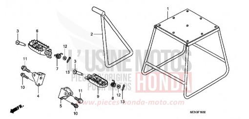 STAENDER/STUFE CRF450R9 de 2009