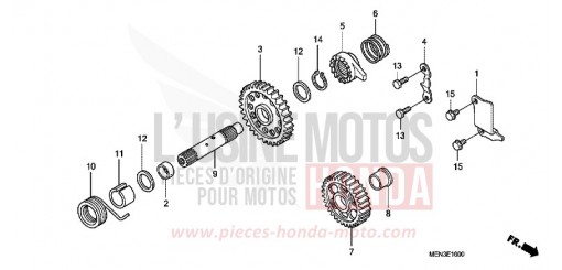 KICKSTARTERSPINDEL CRF450RA de 2010