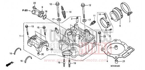 ZYLINDERKOPF CRF450RB de 2011