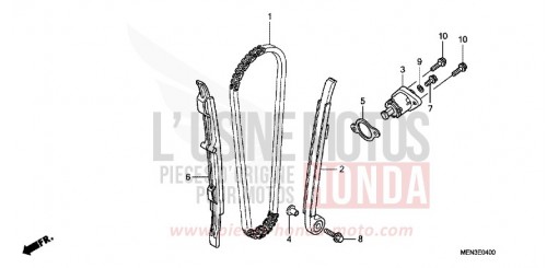 NOCKENWELLENKETTE/SPANNVORRICHTUNG CRF450RC de 2012