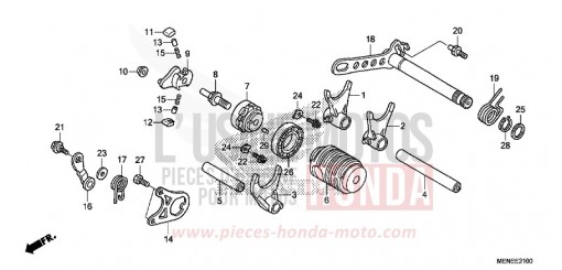SCHALTTROMMEL CRF450RD de 2013