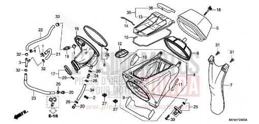 LUFTFILTER CRF450RE de 2014
