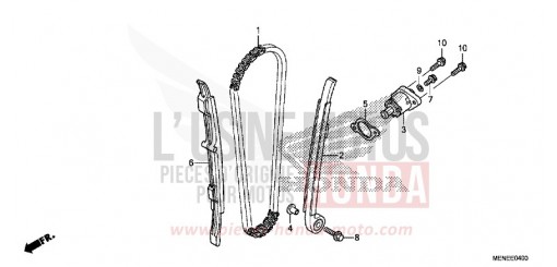 NOCKENWELLENKETTE/SPANNVORRICHTUNG CRF450RF de 2015