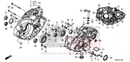 KURBELGEHAEUSE CRF450RJ de 2018