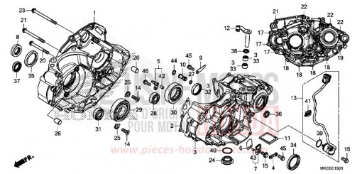 KURBELGEHAEUSE CRF450RL de 2020