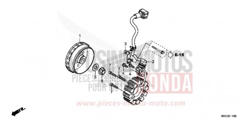 GENERATOR CRF450RXH de 2017