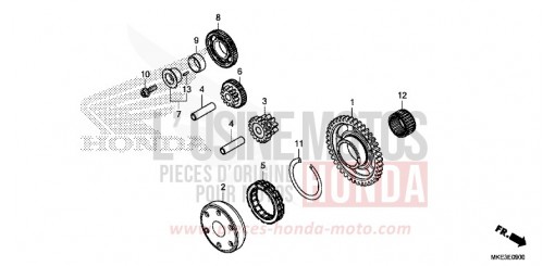 ANLASSERKUPPLUNG CRF450RXJ de 2018