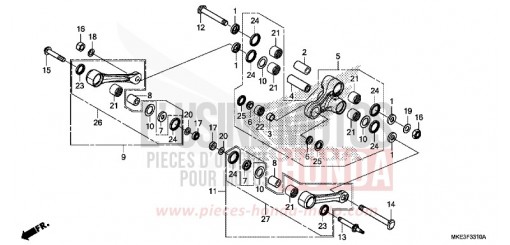 KISSEN-ARM CRF450RXJ de 2018