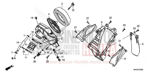LUFTFILTER CRF450RXK de 2019