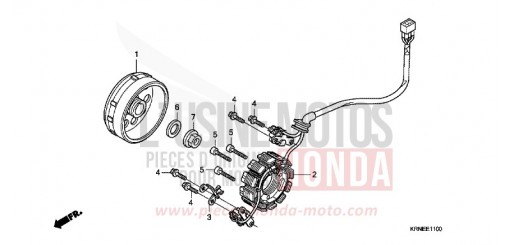 GENERATOR CRF250RB de 2011