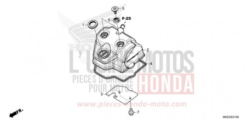 ZYLINDERKOPFDECKEL CRF450RXM de 2021