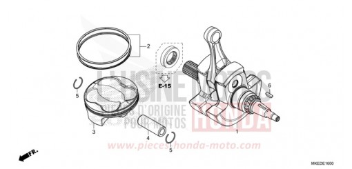 KURBELWELLE/KOLBEN CRF450RXM de 2021