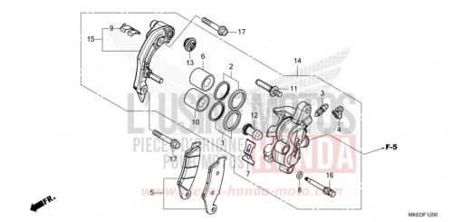 VORDERRAD-BREMSSATTEL CRF450RXM de 2021