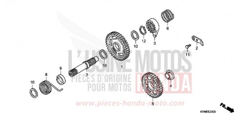 KICKSTARTERSPINDEL CRF250RC de 2012