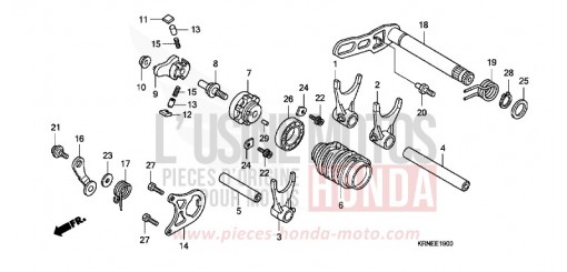 SCHALTTROMMEL CRF250RD de 2013