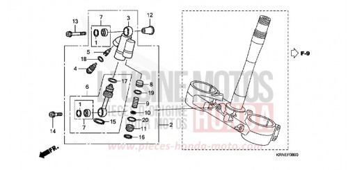LENKUNGSDAEMPFER CRF250RD de 2013
