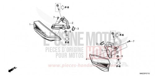 KNOECHELSCHUTZ CRF450RXN de 2022