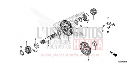 KICKSTARTERSPINDEL CRF250RE de 2014