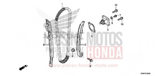 NOCKENWELLENKETTE/SPANNVORRICHTUNG CRF250RF de 2015