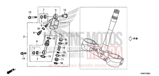 LENKUNGSDAEMPFER CRF250RF de 2015