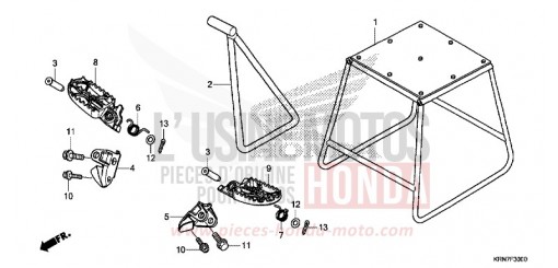 STAENDER/STUFE CRF250RG de 2016