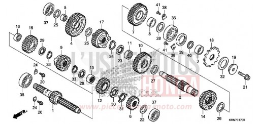 GETRIEBE CRF250RH de 2017