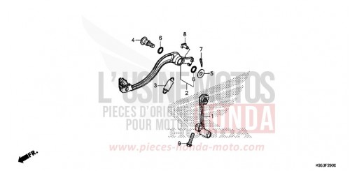 PEDAL CRF250RJ de 2018