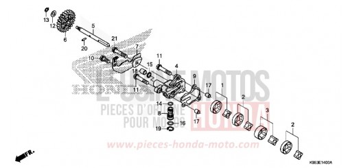 OELPUMPE CRF250RK de 2019