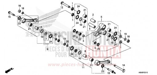 KISSEN-ARM CRF250RK de 2019