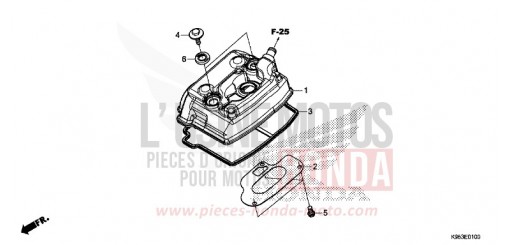 ZYLINDERKOPFDECKEL CRF250RL de 2020