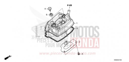 ZYLINDERKOPFDECKEL CRF250RN de 2022