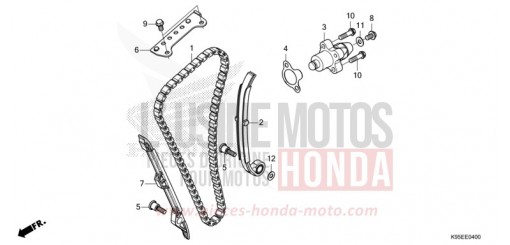 NOCKENWELLENKETTE/SPANNVORRICHTUNG CRF250RN de 2022