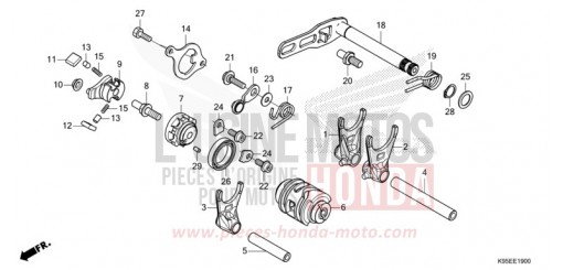 SCHALTTROMMEL CRF250RN de 2022
