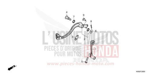 PEDAL CRF250RN de 2022