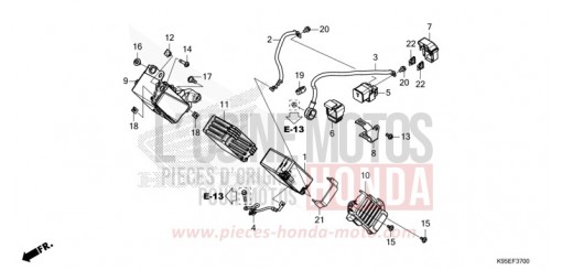 BATTERIE CRF250RN de 2022