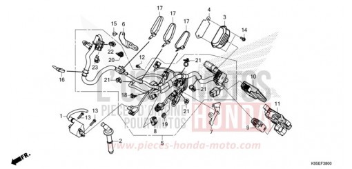 KABELBAUM CRF250RN de 2022